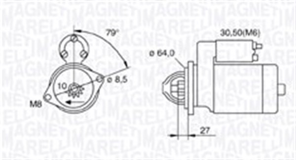 MAGNETI MARELLI Önindító MQS1511_MM