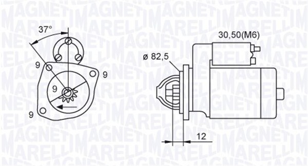 MAGNETI MARELLI Önindító MQS1264_MM