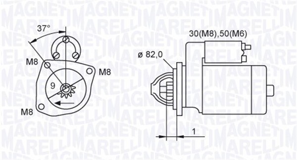 MAGNETI MARELLI Önindító MQS1389_MM