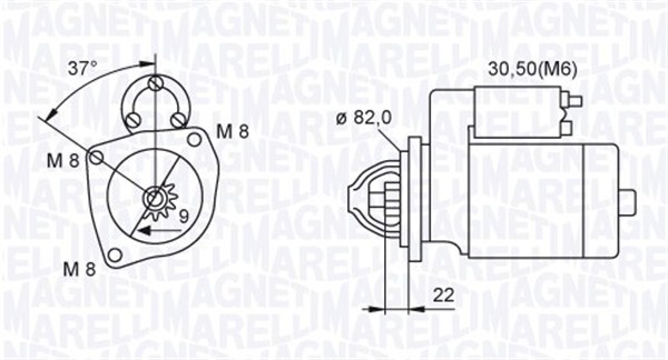 MAGNETI MARELLI Önindító MQS1449_MM