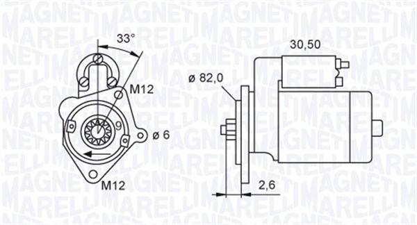 MAGNETI MARELLI Önindító MQS1392_MM