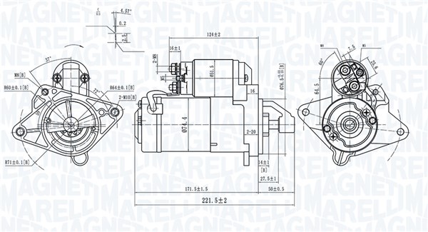 MAGNETI MARELLI Önindító MQS1415_MM