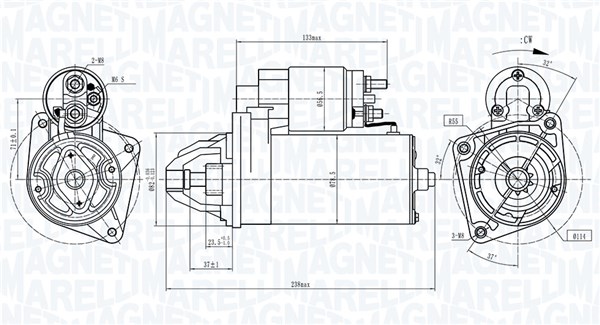 MAGNETI MARELLI Önindító MQS16870_MM