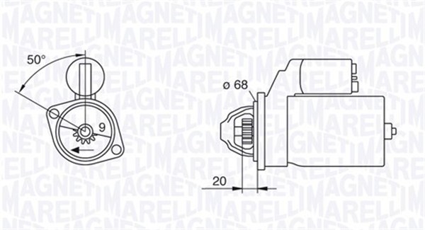 MAGNETI MARELLI Önindító MSN139_MM