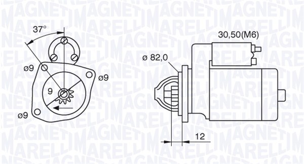 MAGNETI MARELLI Önindító MSN2001_MM