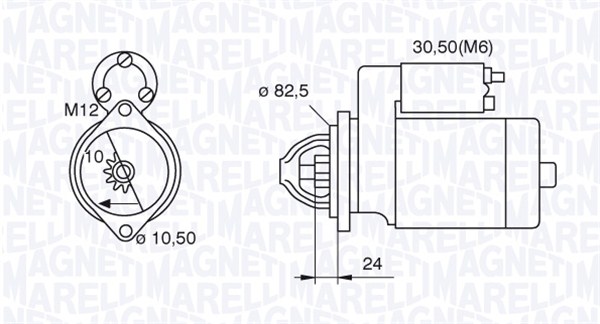 MAGNETI MARELLI Önindító MSN2002_MM