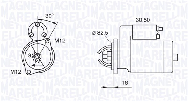 MAGNETI MARELLI Önindító MSN2028_MM