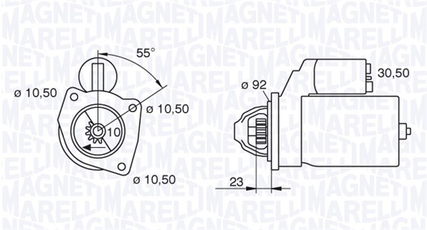 MAGNETI MARELLI Önindító MSN202_MM