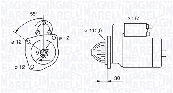 MAGNETI MARELLI Önindító MSN2036_MM