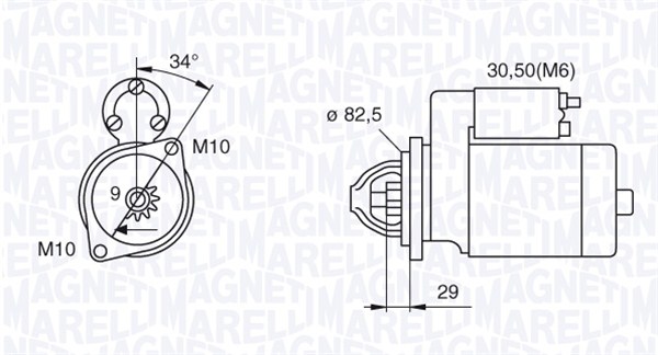 MAGNETI MARELLI Önindító MSN2074_MM