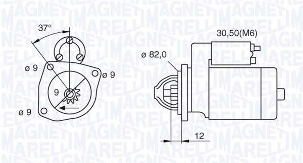 MAGNETI MARELLI Önindító MSN2085_MM