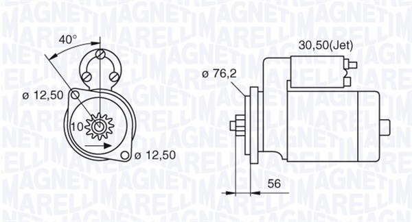 MAGNETI MARELLI Önindító MSN2093_MM