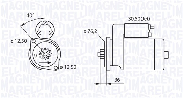 MAGNETI MARELLI Önindító MSN2099_MM