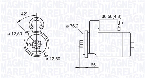 MAGNETI MARELLI Önindító MSN2105_MM