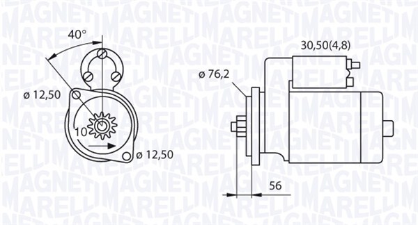 MAGNETI MARELLI Önindító MSN2107_MM