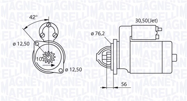 MAGNETI MARELLI Önindító MSN2112_MM