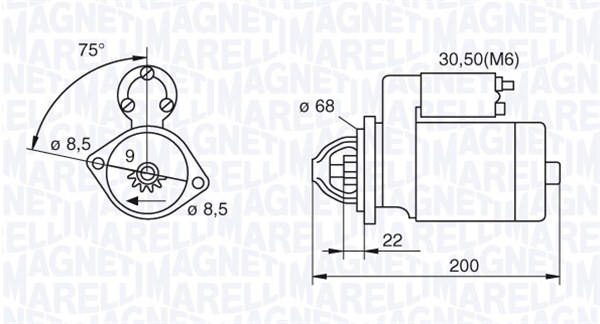 MAGNETI MARELLI Önindító MSN2117_MM