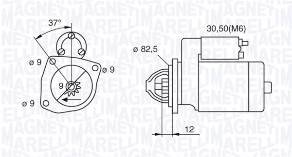 MAGNETI MARELLI Önindító MSN2119_MM