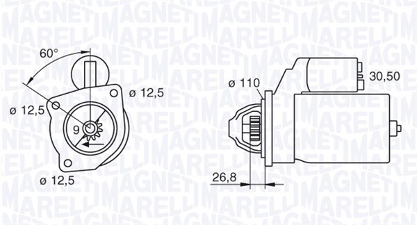 MAGNETI MARELLI Önindító MSN213_MM