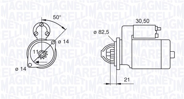 MAGNETI MARELLI Önindító MSN245_MM