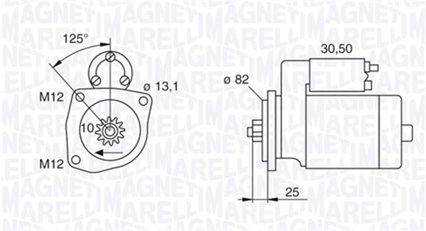 MAGNETI MARELLI Önindító MSN2609_MM