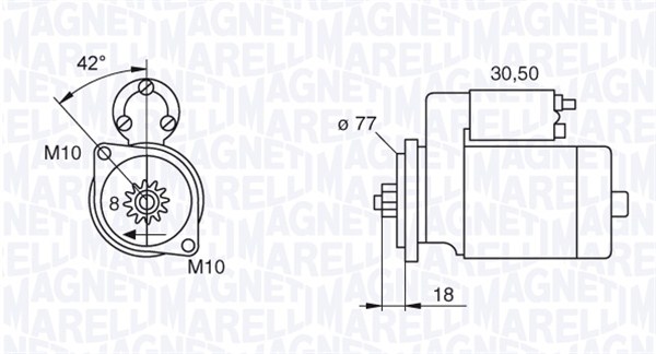 MAGNETI MARELLI Önindító MSN2626_MM