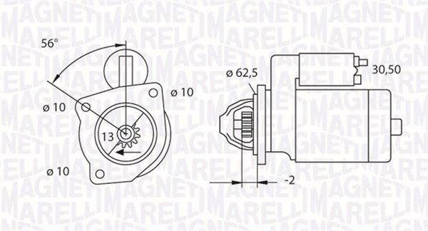 MAGNETI MARELLI Önindító MSN3624_MM