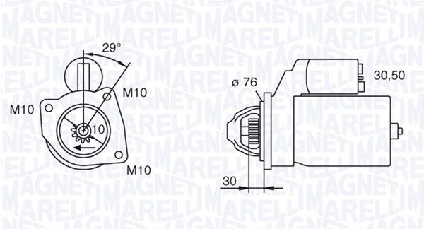 MAGNETI MARELLI Önindító MSN8010_MM