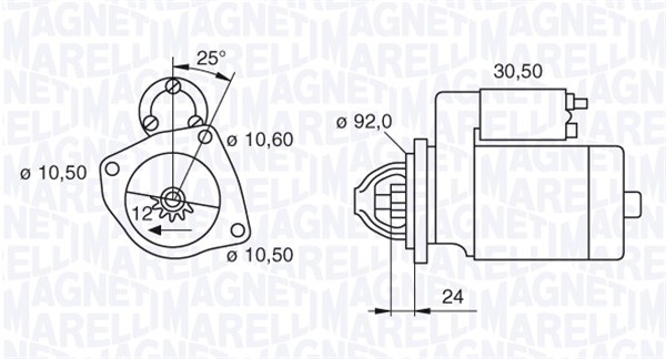 MAGNETI MARELLI Önindító MSN8020_MM