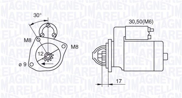 MAGNETI MARELLI Önindító MSN8021_MM