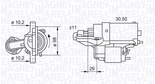 MAGNETI MARELLI Önindító MSN8028_MM