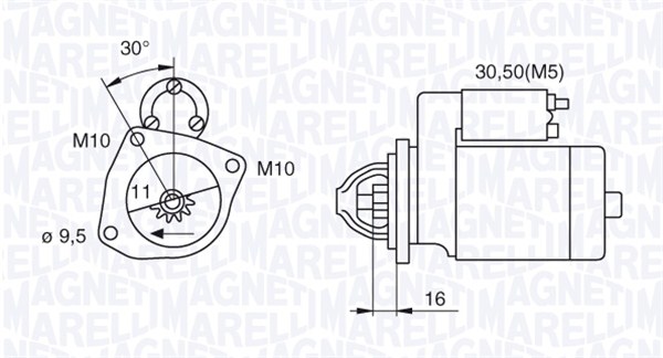 MAGNETI MARELLI Önindító MSN8029_MM