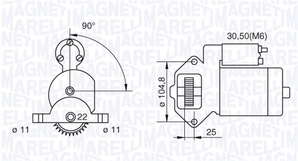 MAGNETI MARELLI Önindító MSN8032_MM