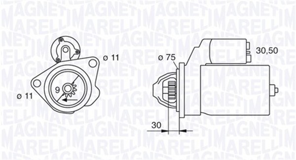 MAGNETI MARELLI MSN8034_MM Önindító