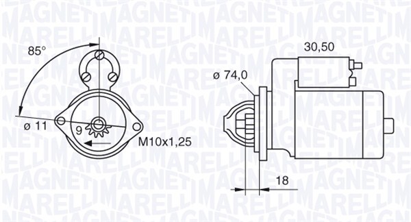 MAGNETI MARELLI Önindító MSN8049_MM