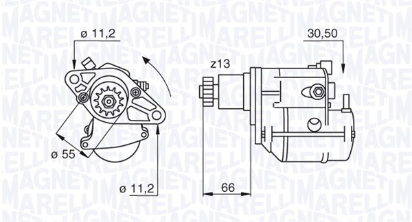 MAGNETI MARELLI Önindító MSN8053_MM