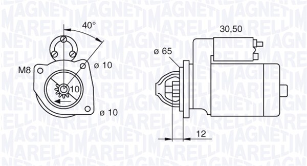 MAGNETI MARELLI Önindító MSN8062_MM