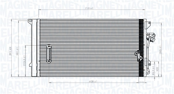 MAGNETI MARELLI Klímahűtő BC743_MM