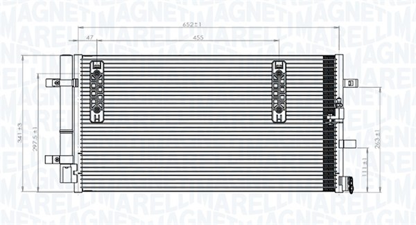 MAGNETI MARELLI Klímahűtő BC827_MM