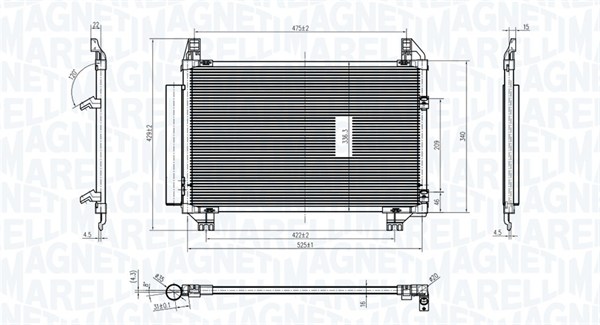 MAGNETI MARELLI Klímahűtő BC837_MM