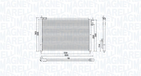 MAGNETI MARELLI Klímahűtő BC937_MM