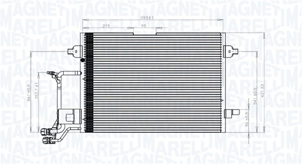 MAGNETI MARELLI Klímahűtő BC942_MM