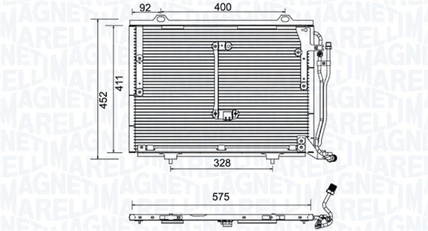 MAGNETI MARELLI Klímahűtő BC948_MM