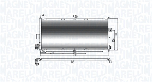 MAGNETI MARELLI Klímahűtő BC958_MM