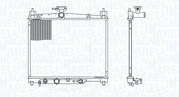 MAGNETI MARELLI Vízhűtő BM1763_MM