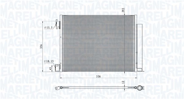 MAGNETI MARELLI Klímahűtő BC1015_MM