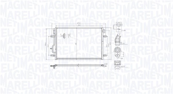 MAGNETI MARELLI Klímahűtő BC1033_MM