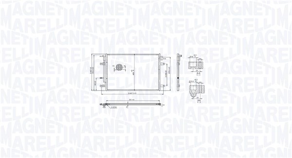 MAGNETI MARELLI Klímahűtő BC1034_MM