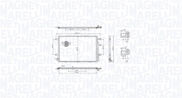 MAGNETI MARELLI Klímahűtő BC1035_MM