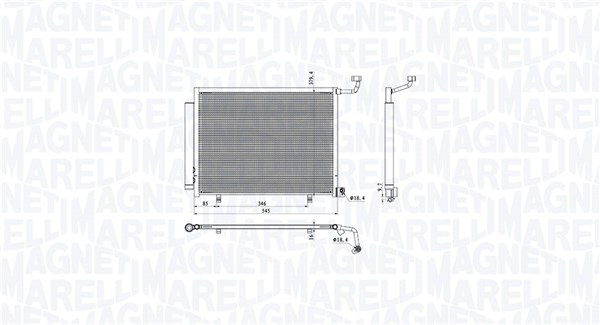 MAGNETI MARELLI Klímahűtő BC1050_MM